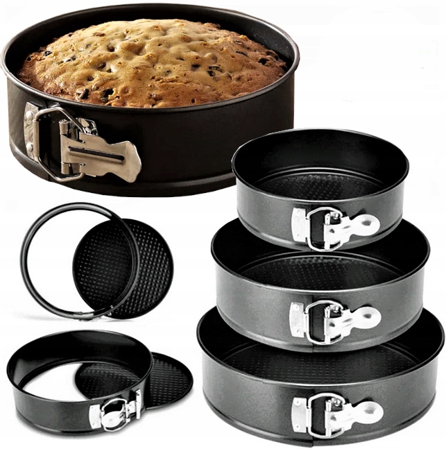 Zestaw tortownic do ciast Non-Stick 24/22/20 cm