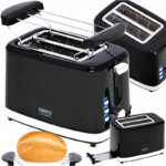 Toster 900W na dwie kromki